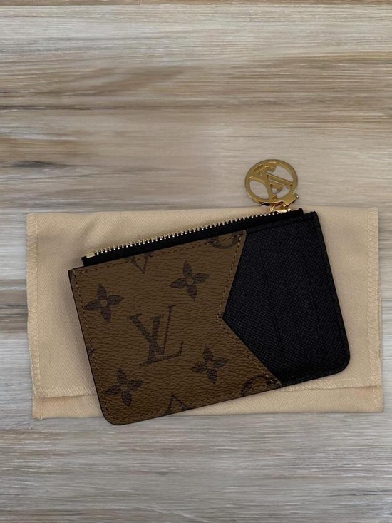 Louis Vuitton Other - Pre-Owned Louis Vuitton Romy Card Holder M81912 Brown & Black